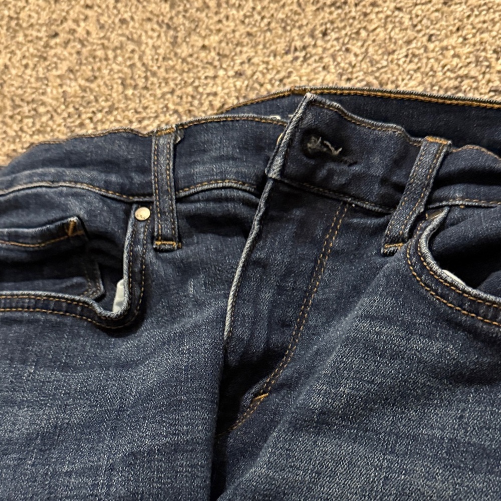 a.n.a Dark Blue Straight Leg Women's Jeans - Picture 5 of 5